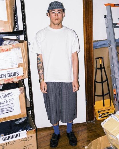 DeMarcoLab - Plaid Jumbo Shorts - Black