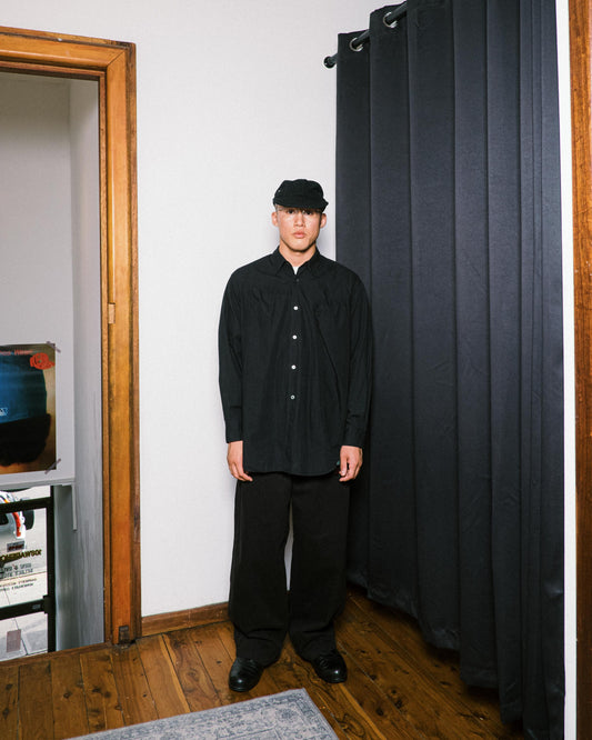 CDG Homme Black Panelled Shirt - 90s