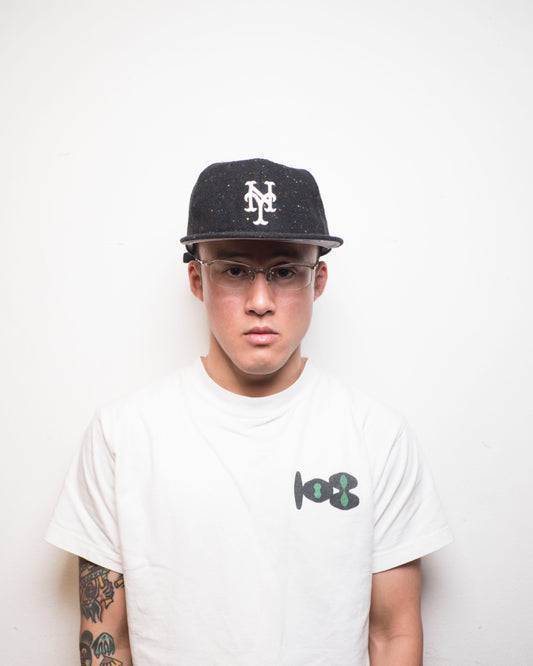 New Era - 9Fifty Retro Crown Speckled Wool NY Mets - Black