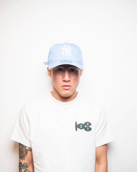 New Era - 9TWENTY A-FRAME NY Yankees Contrast Stitch - Sky Blue