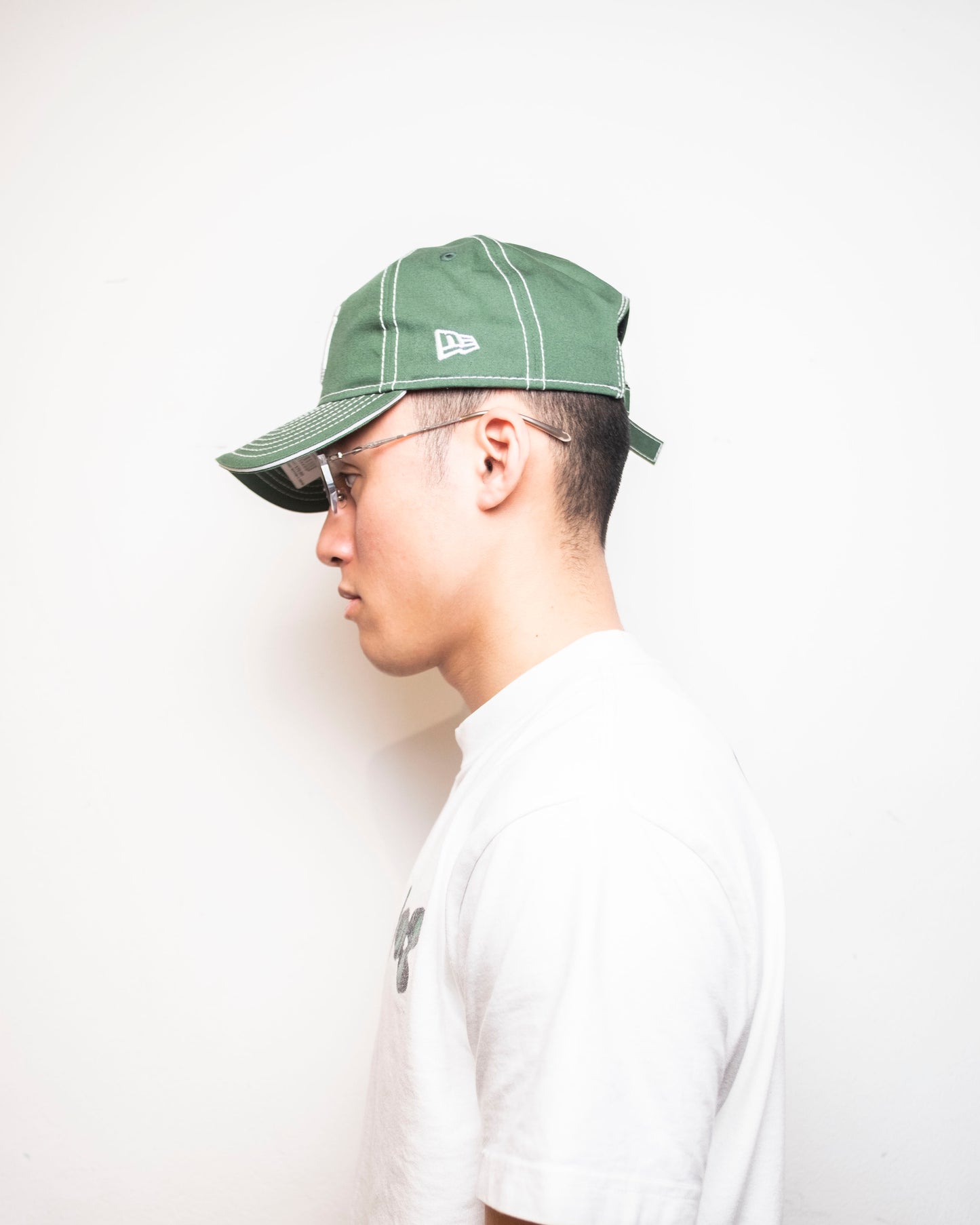 New Era - 9TWENTY A-FRAME NY Yankees Contrast Stitch - Cilantro