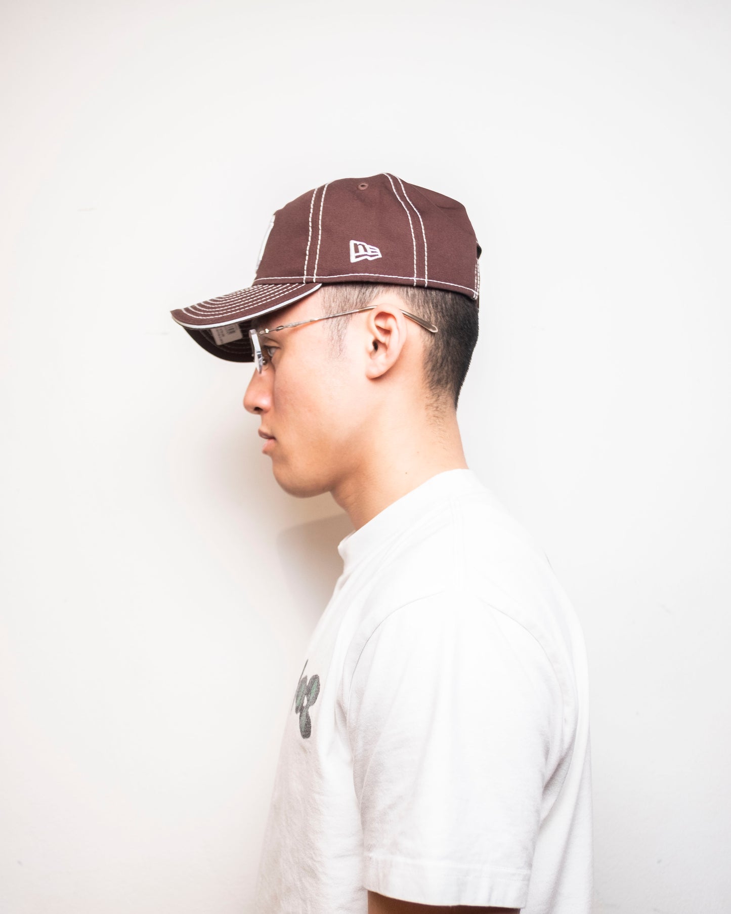 New Era - 9TWENTY A-FRAME NY Yankees Contrast Stitch - Burnt Wood