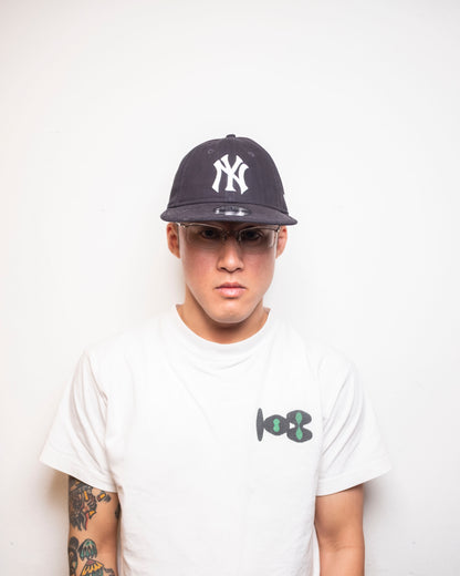 New Era - 9TWENTY Long Visor Yankees - Navy Herringbone
