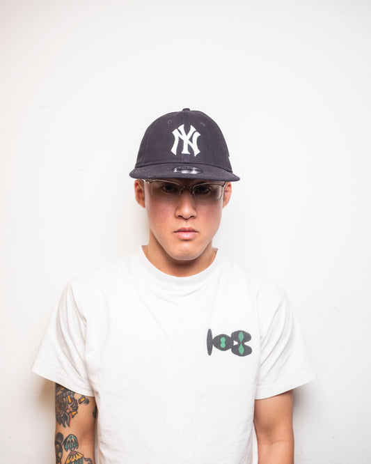 New Era - 9TWENTY Long Visor Yankees - Navy Herringbone