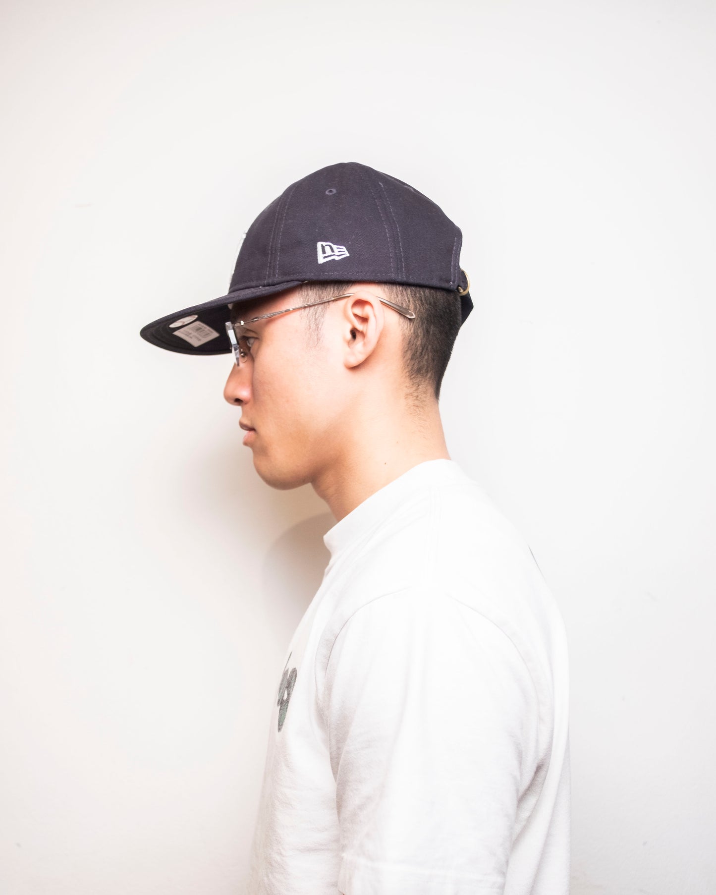 New Era - 9TWENTY Long Visor Yankees - Navy Herringbone
