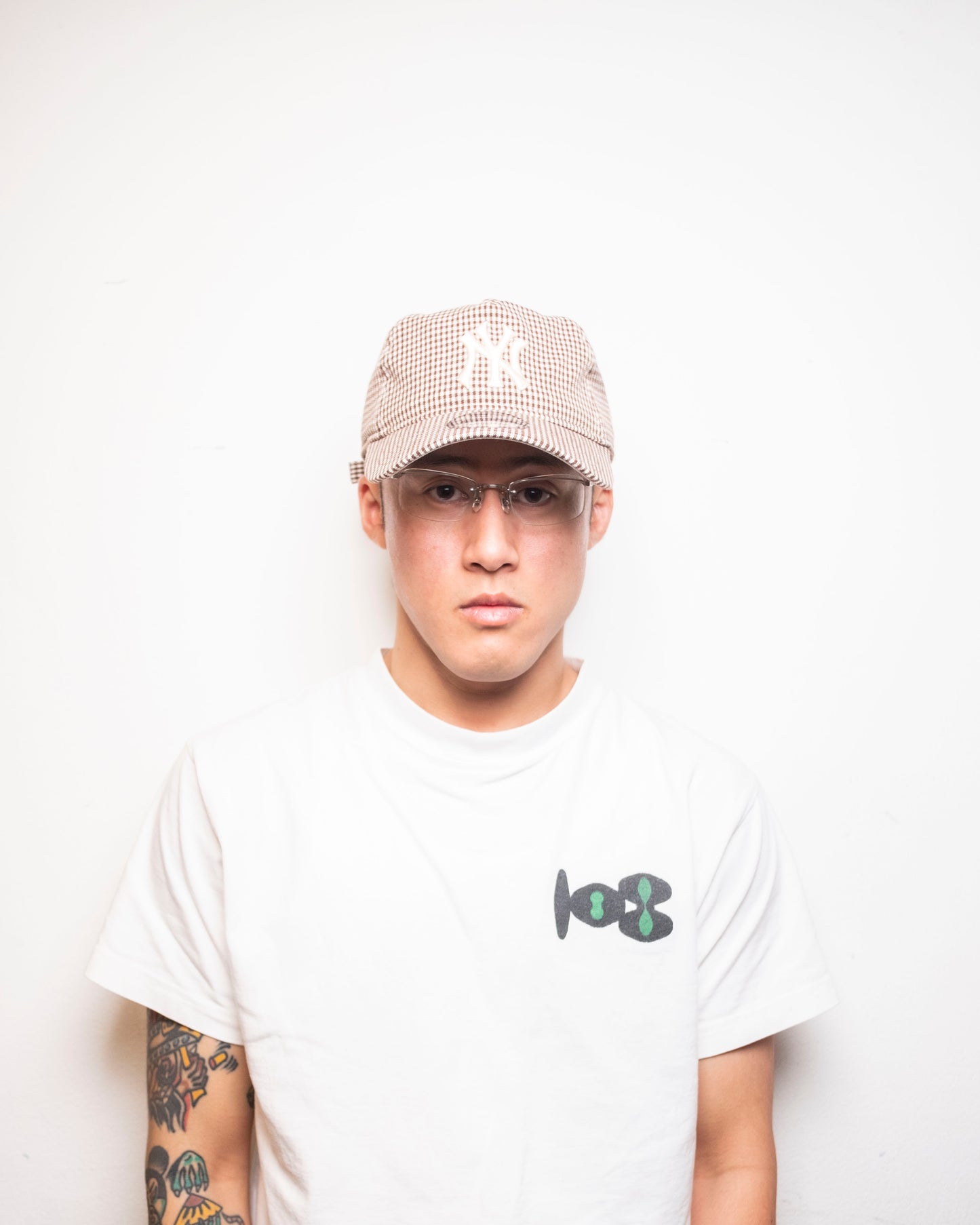 New Era - 9TWENTY A-Frame NY Yankees - Checkered Brown