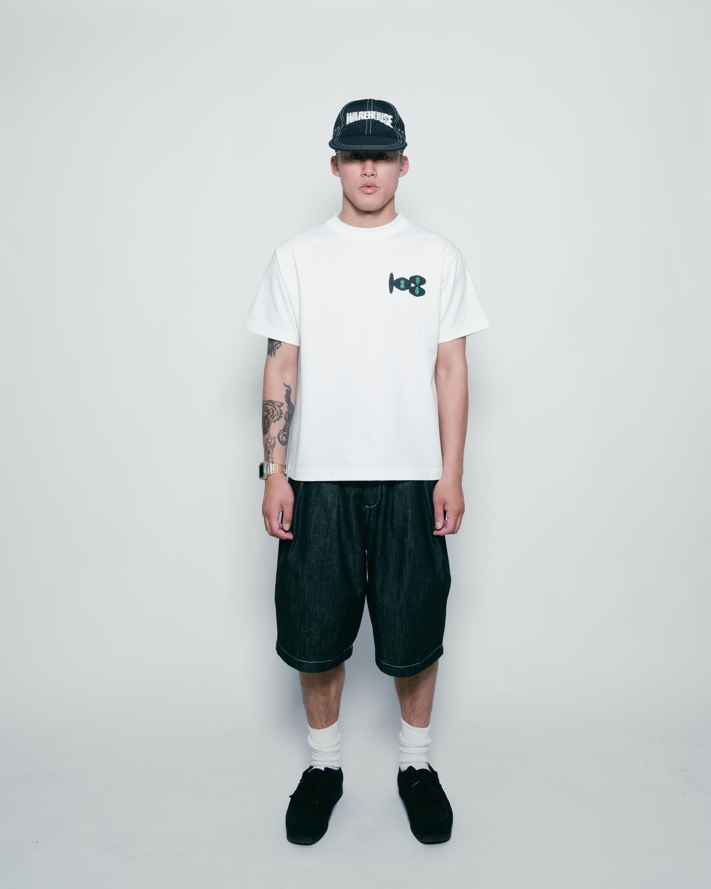 108WAREHOUSE - Invader T-Shirt - White