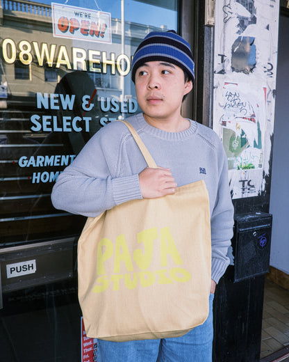 Paja Studio - Logo Tote Bag - Mustard