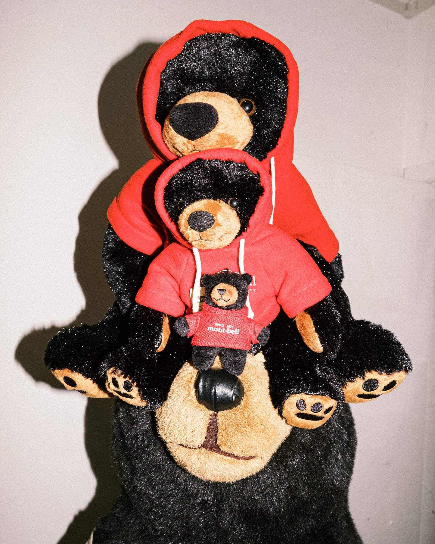 Montbell - Monta Bear 30cm - Black/Red