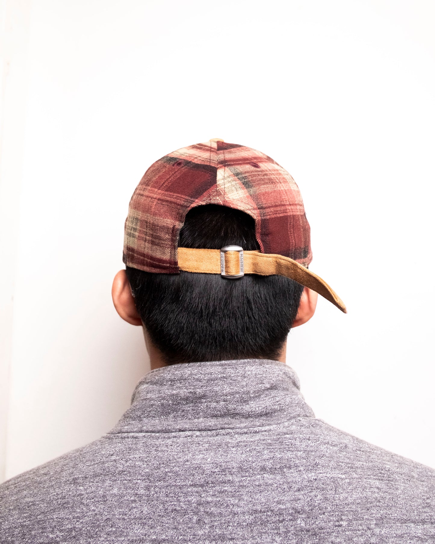 New Era - 9TWENTY® A-FRAME™ Plaid Suede New York Yankees Cap - Brown Flannel