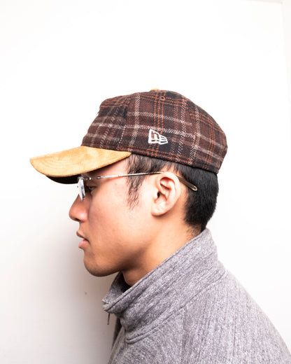 New Era - 9TWENTY® A-FRAME™ Plaid Suede New York Yankees Cap - Red Flannel
