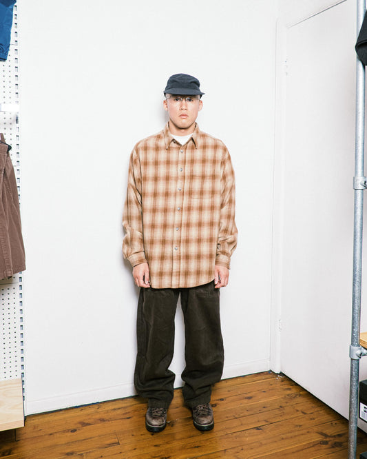 Gramicci - Piled Flannel Shirt - Sand