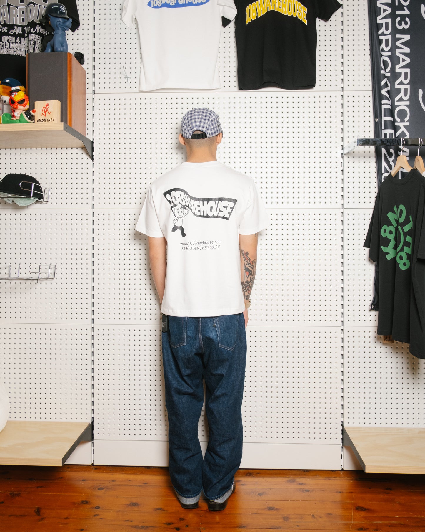 108WAREHOUSE - 5 Year Anniversary T-Shirt (White)