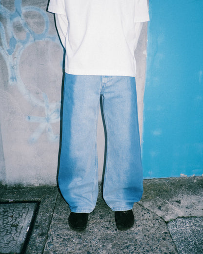 Melsign - Washed Denim Jeans - Medium Blue