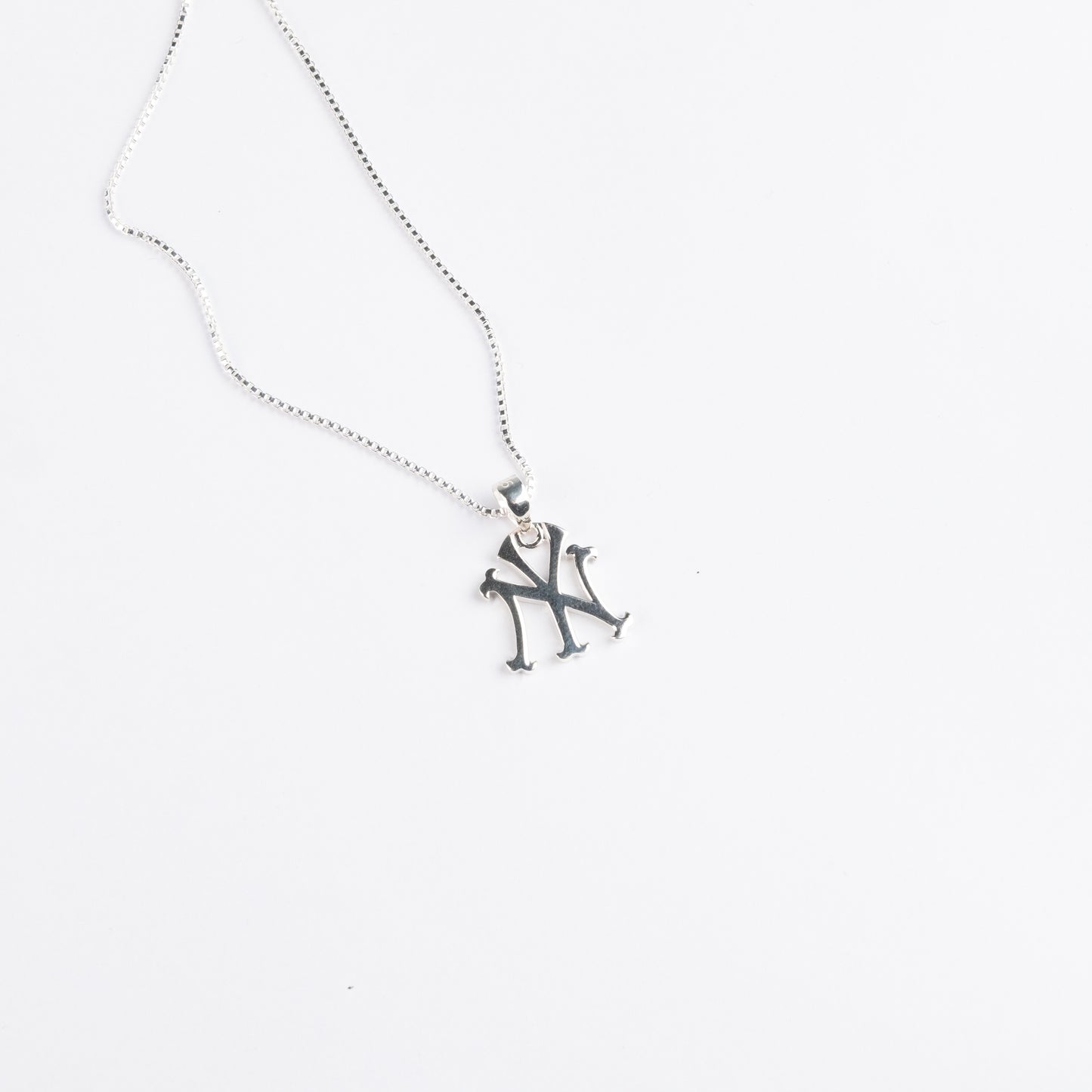 IN-PUT-OUT - NY LOGO Exchange "Ya" Necklace - 925 Silver