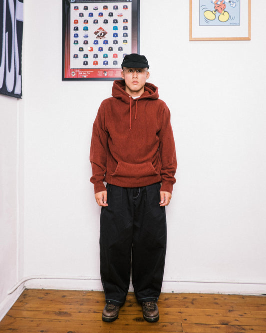 Supreme Heathered Pullover (2013) - Burgundy