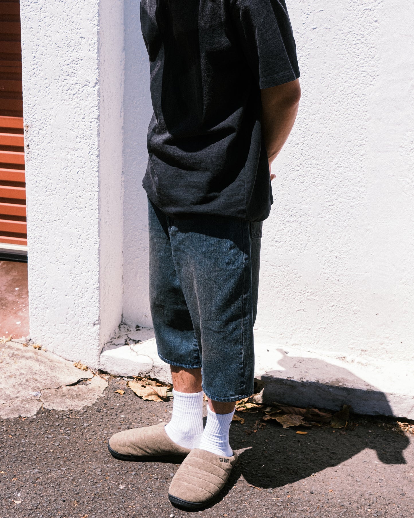 F-LAGSTUF-F - DENIM BAGGIE SHORTS - Indigo