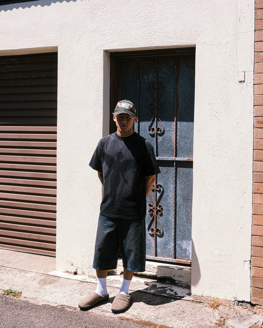 F-LAGSTUF-F - "SHADOW" TEE - Black