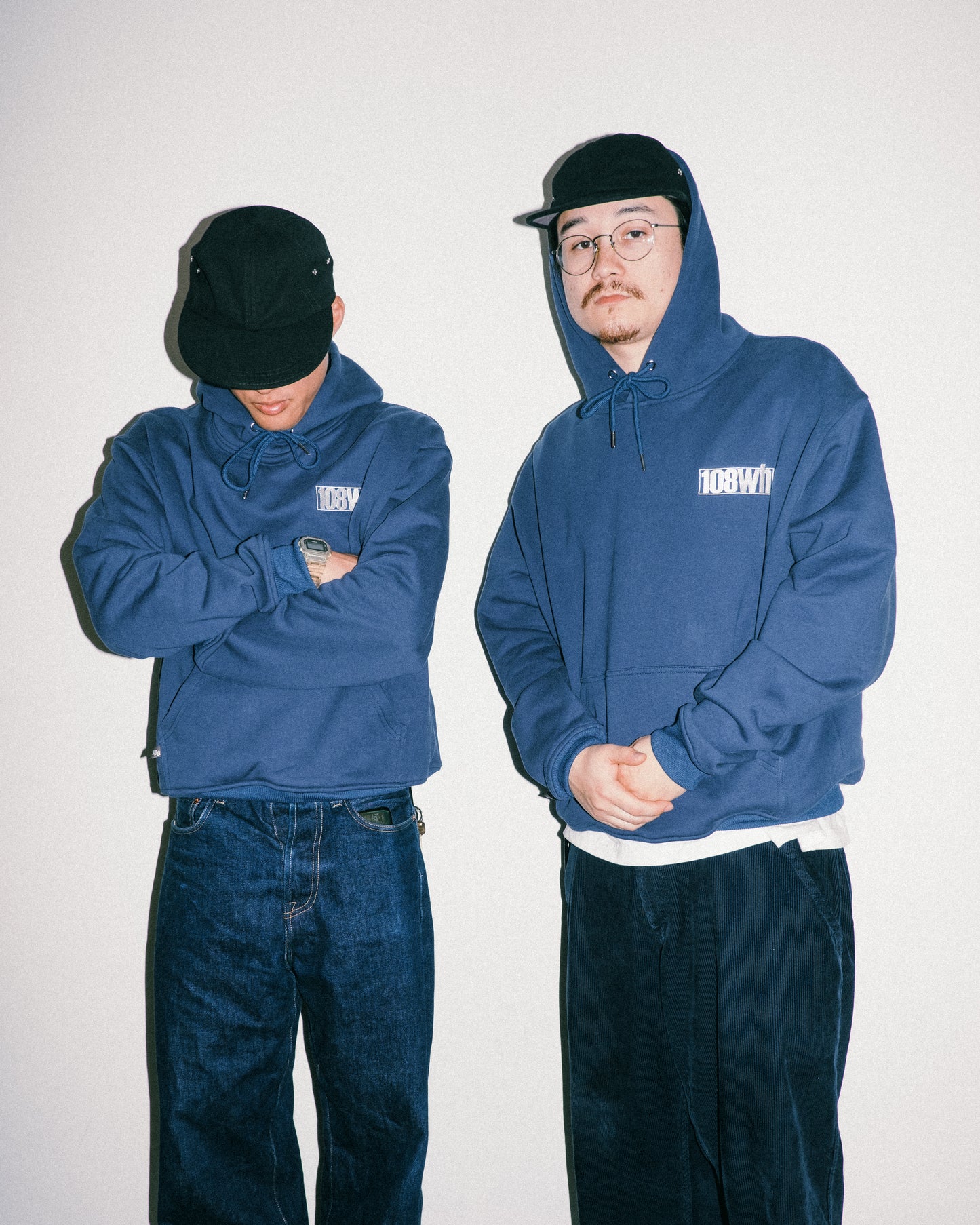 108WAREHOUSE - Chimney Hoodie - Steel Blue