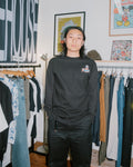 The Childhood Home - Ghost'n Homie L/S - Black
