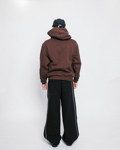 Paja Studio - Arch Logo Pullover Hoodie - Brown