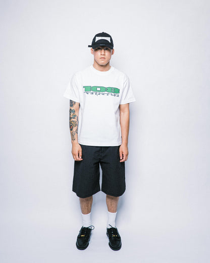 108WAREHOUSE - Border T-Shirt - White