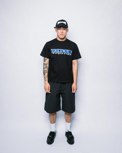 108WAREHOUSE - Border T-Shirt - Black