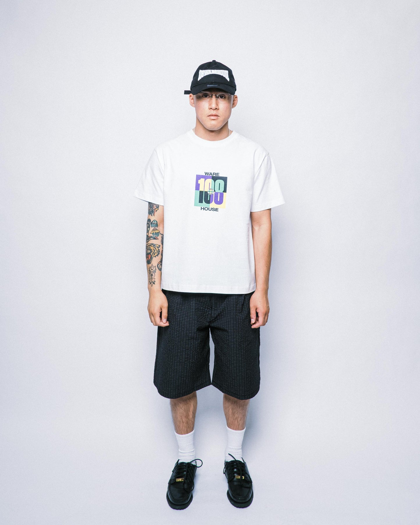108WAREHOUSE - Cross T-Shirt - White