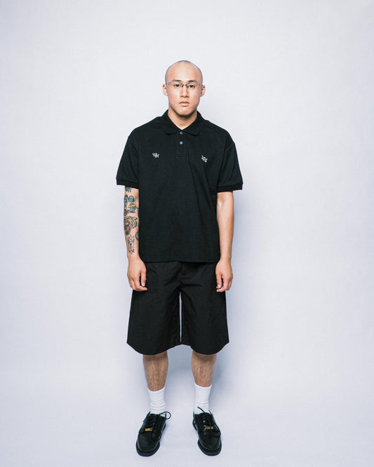 108WAREHOUSE - Enterprise Polo - Black