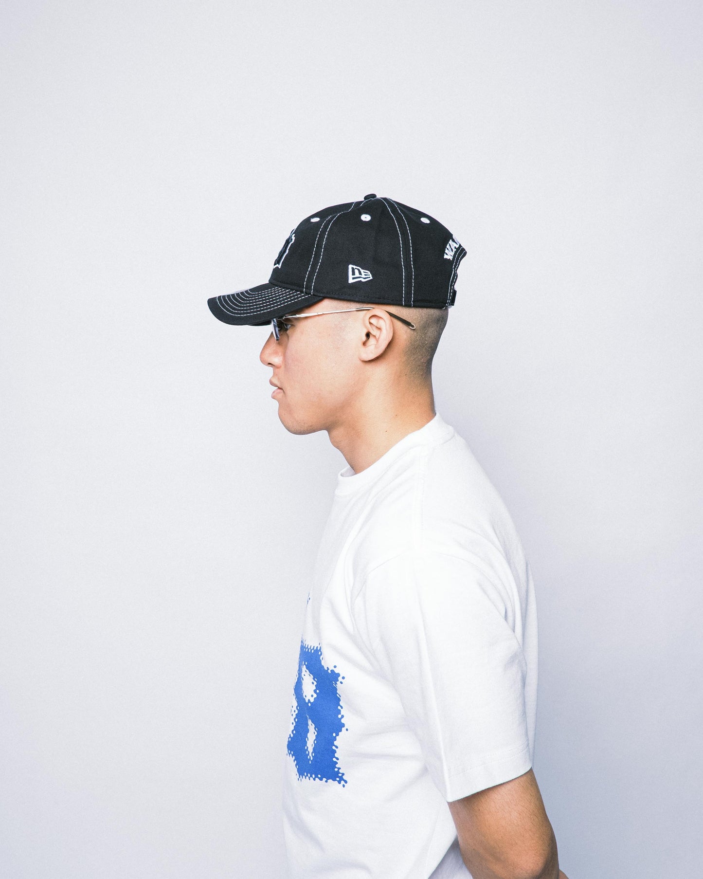 108WAREHOUSE x New Era - 9TWENTY Team Logo Contrast Stitch Cap - Black