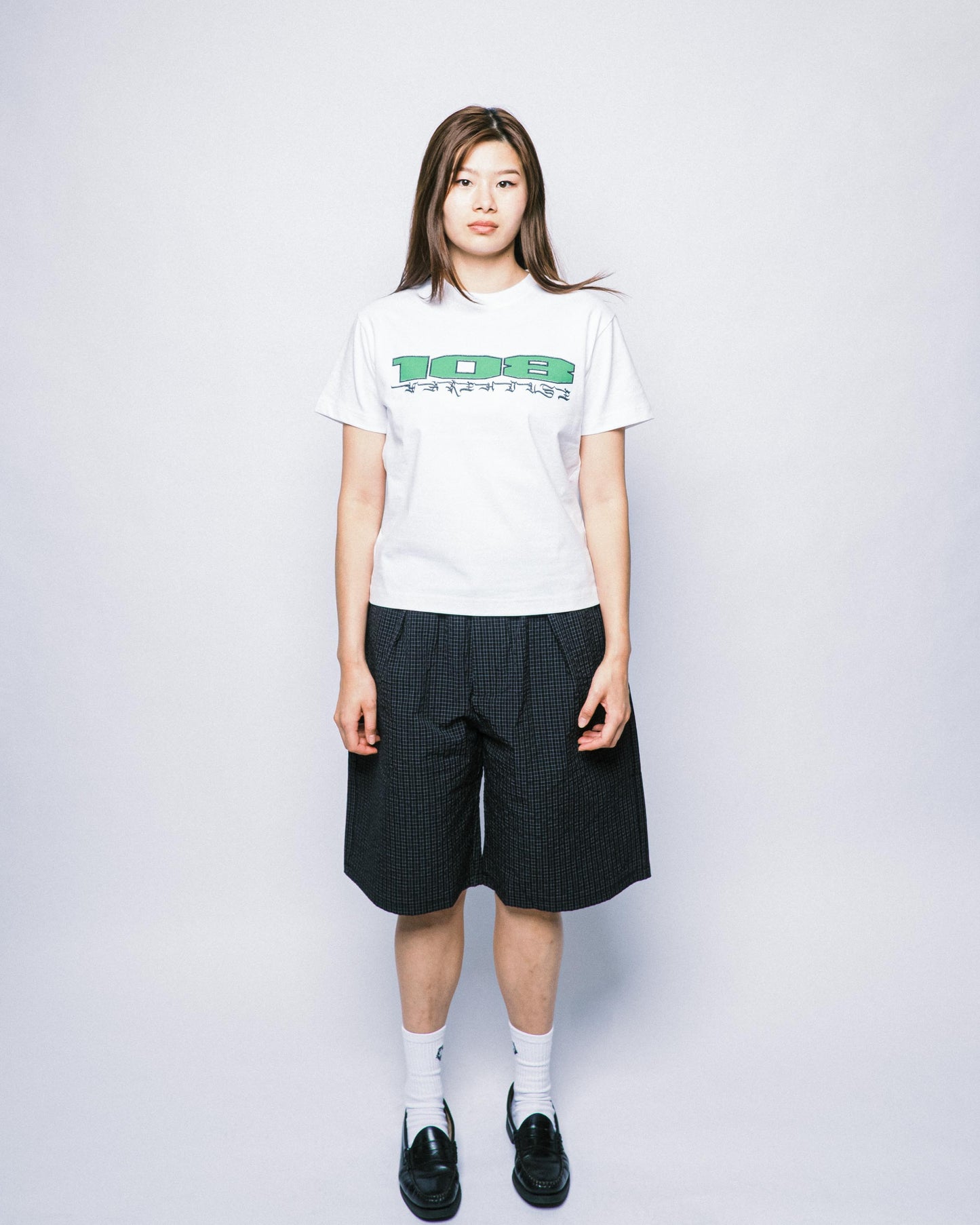 108WAREHOUSE - Border T-Shirt - White
