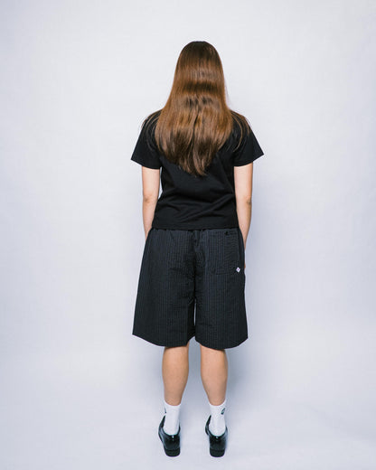 108WAREHOUSE - Border T-Shirt - Black