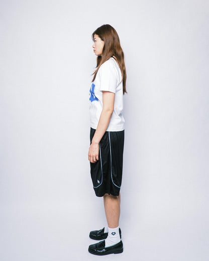 108WAREHOUSE - Two Panel Mesh Shorts - Black / Black