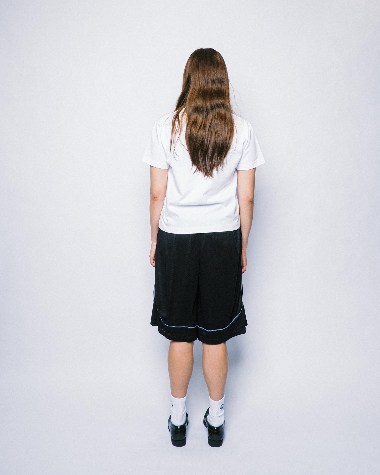 108WAREHOUSE - Two Panel Mesh Shorts - Black / Black