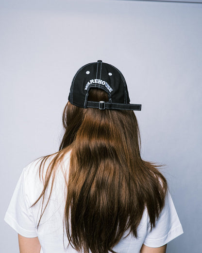 108WAREHOUSE x New Era - 9TWENTY Team Logo Contrast Stitch Cap - Black