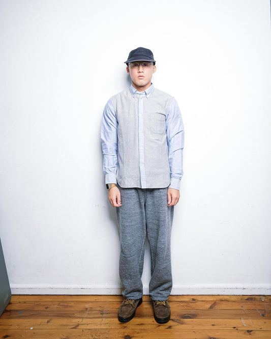 CDG Homme Contrasted Grey/Chambray Shirt