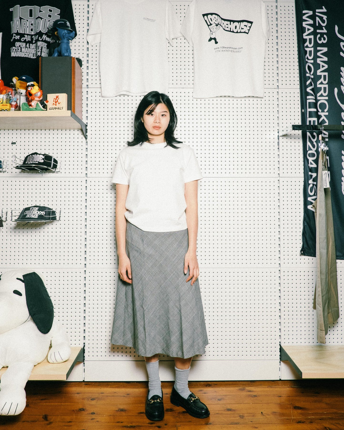 Comme Des Garcons Checkered Skirt