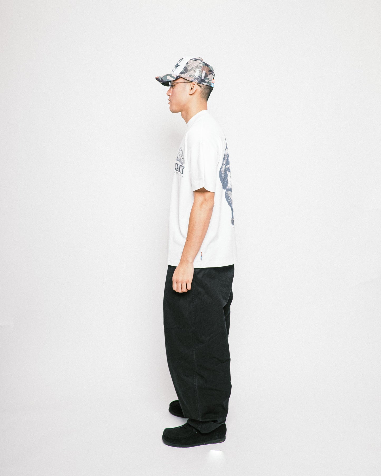 VANDYTHEPINK - Gorilla T-shirt - White