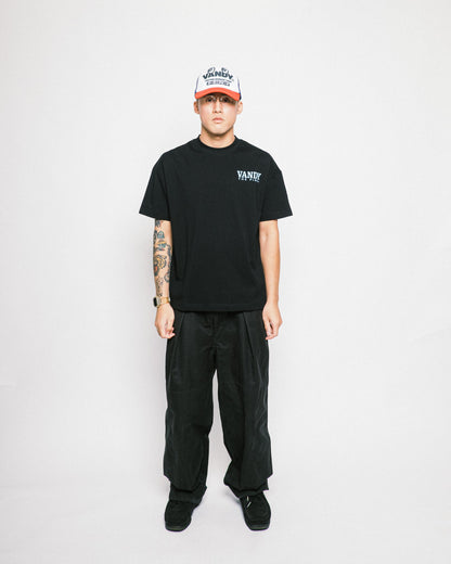 VANDYTHEPINK - Chrome Flower T-shirt - Black