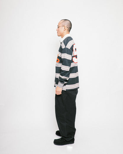 VANDYTHEPINK - Patchwork Polo L/S - Black