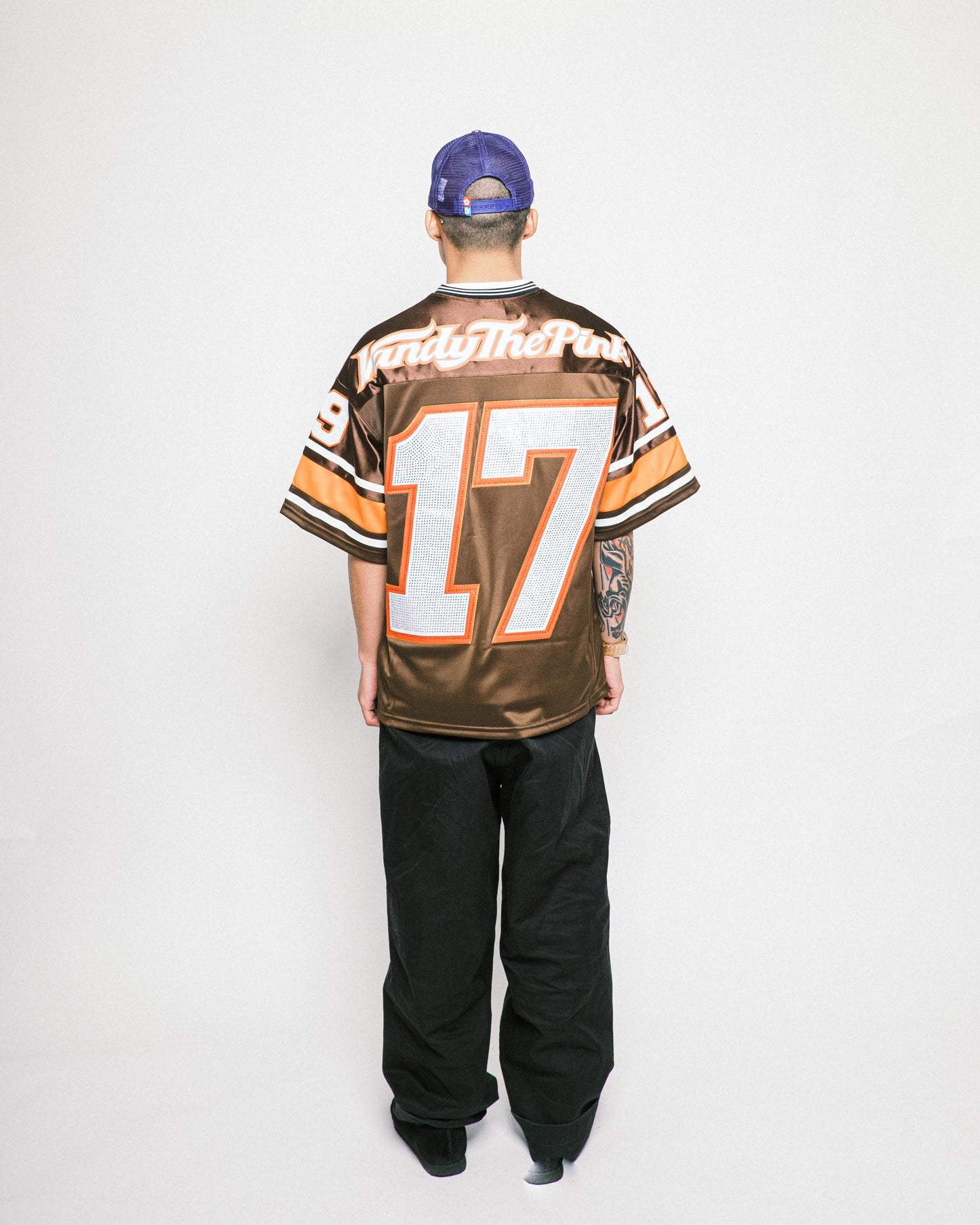 VANDYTHEPINK - Football Jersey - Brown