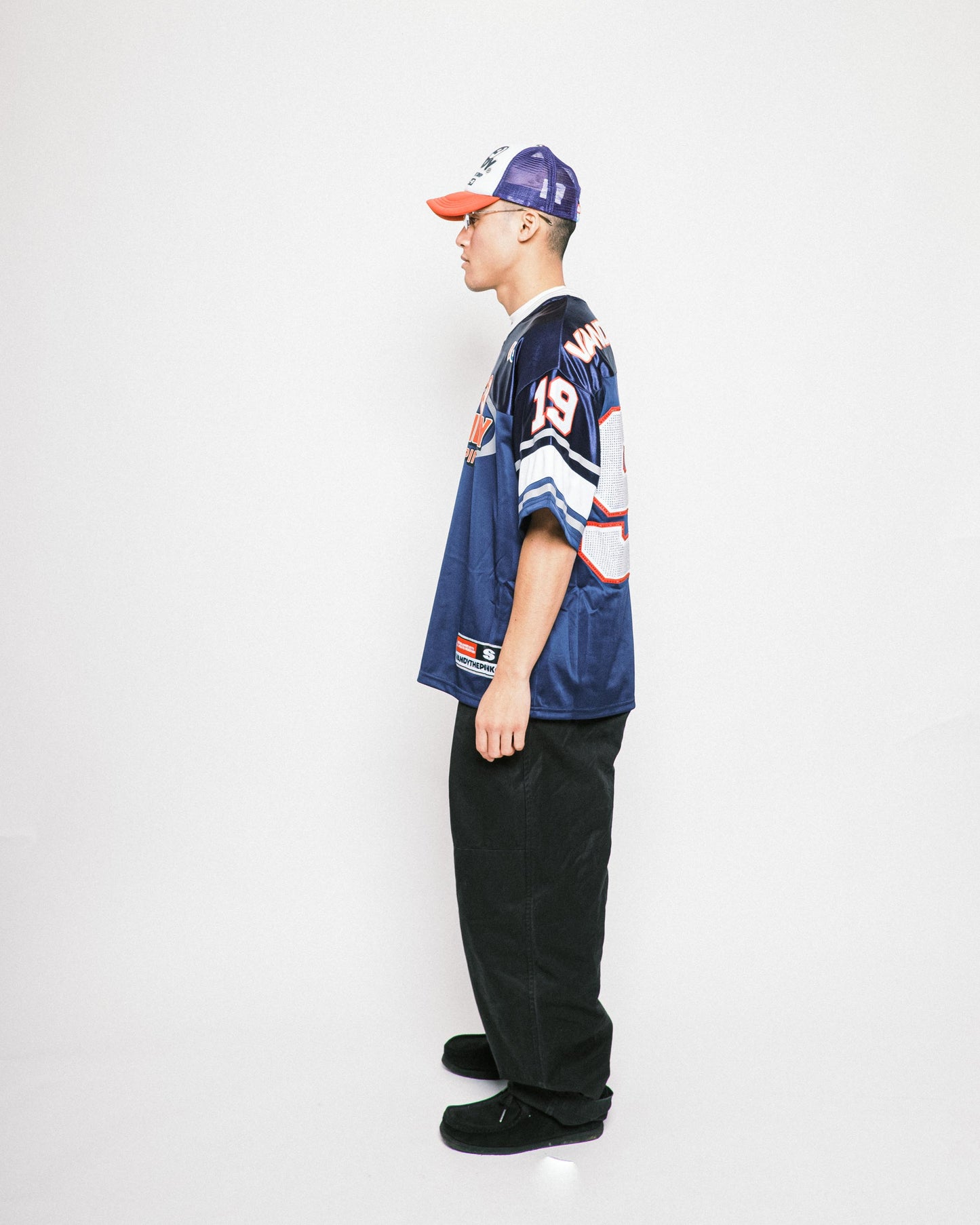 VANDYTHEPINK - Football Jersey - Navy