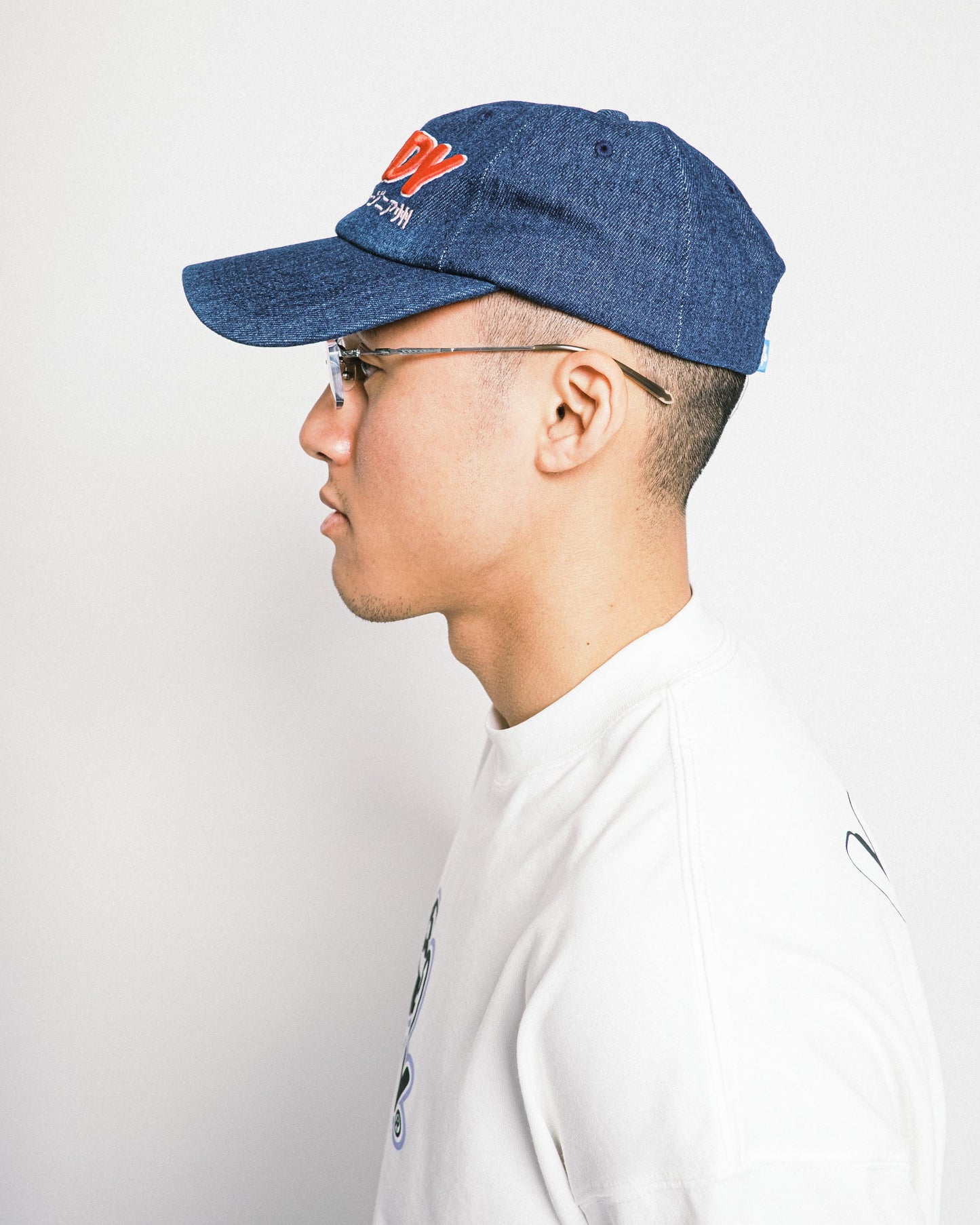 VANDYTHEPINK - Basic Logo Cap - Dark Blue Denim