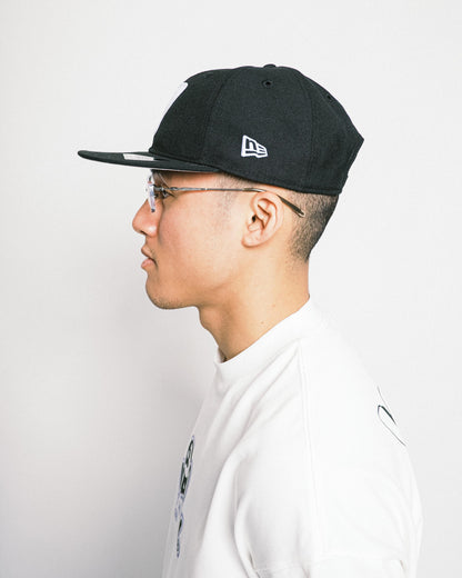 VANDYTHEPINK x 108WAREHOUSE x New Era - 9FIFTY® Retro Crown (Adjustable) - Black