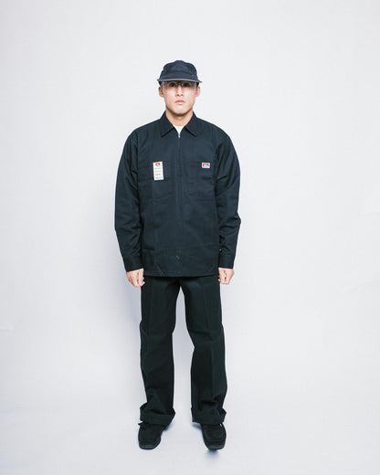 Ben Davis - LS Half Zip Solid (Black)