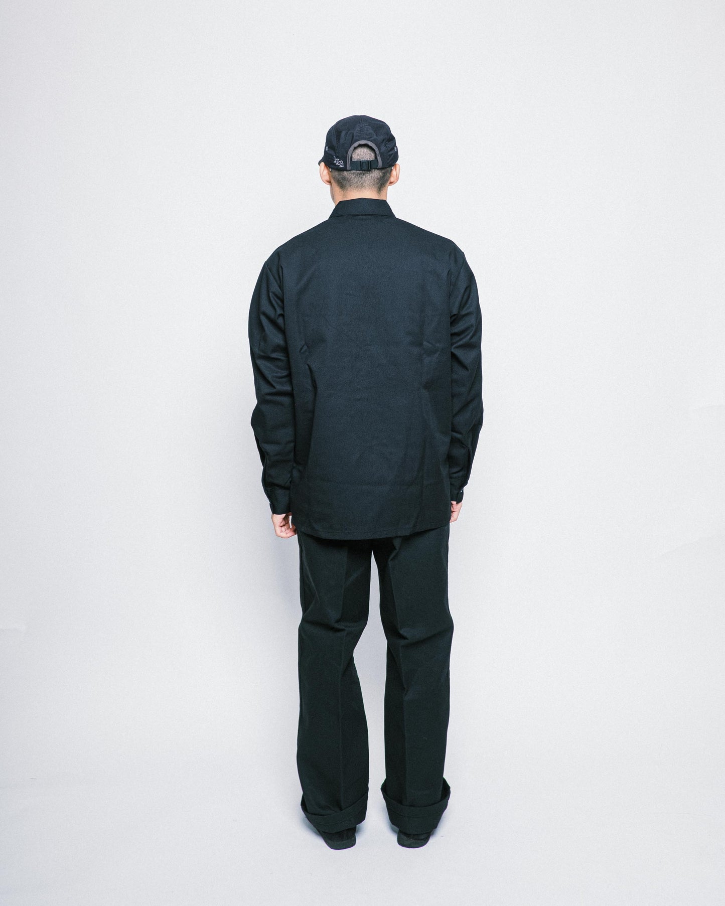 Ben Davis - LS Half Zip Solid (Black)