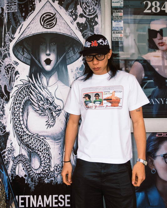 Saigon Posse - City Rat Tee - White