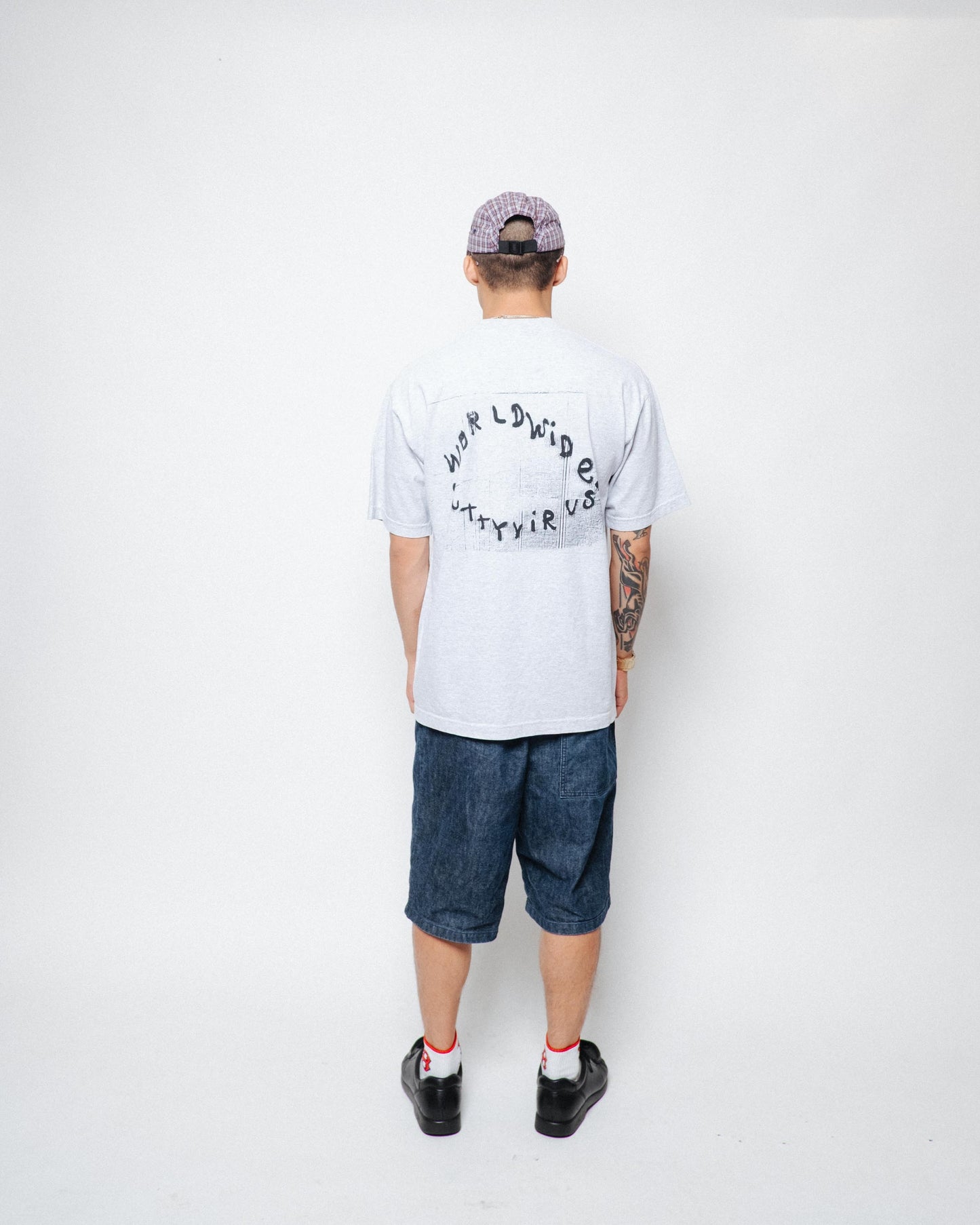 coogidowntothesex - World Wide Cutty Virus T-Shirt - Ash Grey