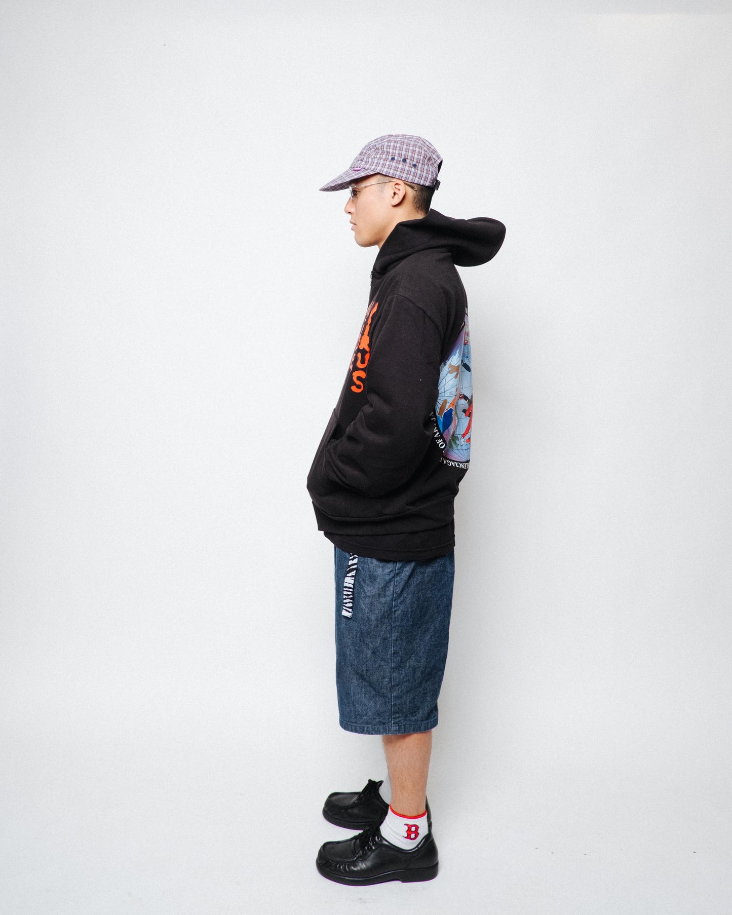 coogidowntothesex - World Wide Cutty Virus Zip Hoodie - Black