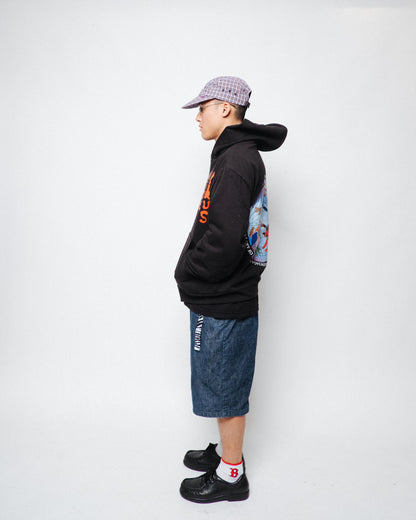 coogidowntothesex - World Wide Cutty Virus Zip Hoodie - Black